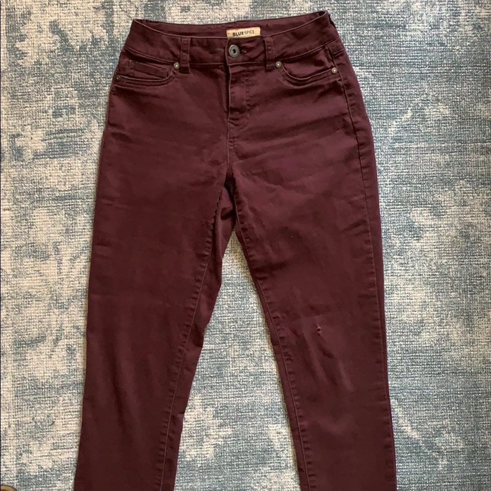 Blue Spice crimson jeans 🐙